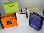 Fashion Paper Shopping Bags Coated Artpaper Material For Clothes / Jewelry
