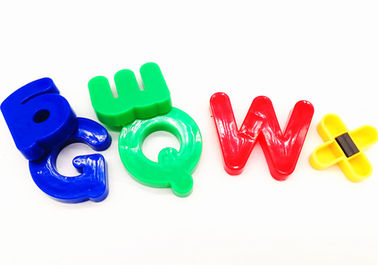 Custom Plastic Magnetic Letters and Numbers in Assorted Colors for Educational Purposes