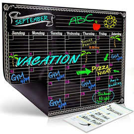 16'' X 11.75'' Magnetic Fridge Calendar Magnetic Dry Erase Wall Calendar Fridge Memo Pad