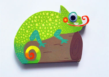 Promotional Custom Sticky Notes Animal Shaped Glossy Art Paper Cover Post It Sticky Notes