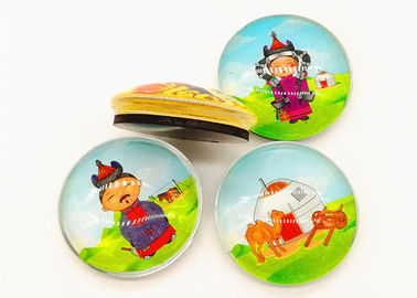 Customized Photo Print Fridge Magnet for Tourist and Souvenir Gifts 35mm Glass Dome Refrigerator Magnet