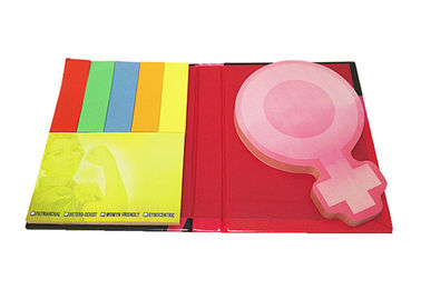 Custom Sticky Notes Die Cut Hardcover Post Its Self-adhesive Memo Pads and Color Strips for Creative and Fun Note Taking