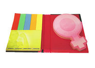 Die Cut Custom Sticky Notes High Viscosity Apply To Promotional Gifts