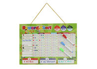 Custom 16&quot; X 12&quot; Magnetic Reward Chart Square Shape With OEM Acceptable