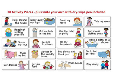 Custom Magnetic Reward Chart Dry Erase Board for Children with Customizable Design and Activities