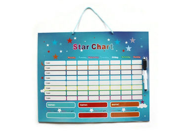 Custom 16x12 Magnetic Reward Chart Dry Erase Board with Dry Erase Pens