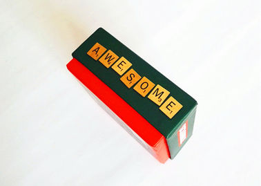Scrabble Fridge Magnet with Wooden Magnetic Alphabets and Numbers 4 Mathematics Symbols Included