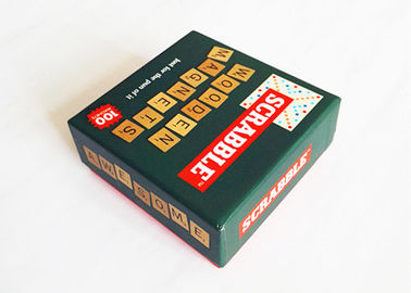 Scrabble Fridge Magnet with Wooden Magnetic Alphabets and Numbers 4 Mathematics Symbols Included