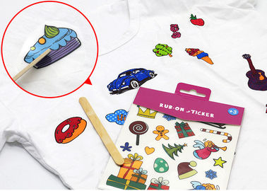 Custom Logo Stickers Dry Transfer Temporary Custom Tattoo Stickers 4 * 5.8 Cm Size For Clothes