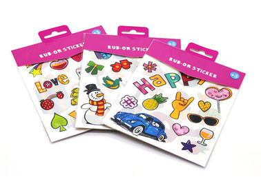 Custom Logo Stickers Dry Transfer Temporary Custom Tattoo Stickers 4 * 5.8 Cm Size For Clothes