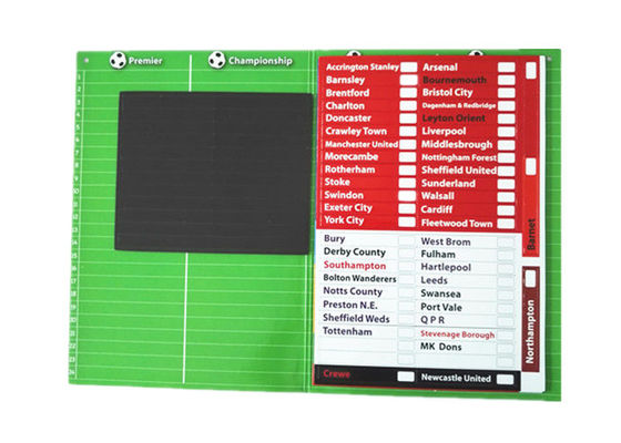 Customizable Magnetic Activity Set Including Magnetic Football Table Fridge Magnet Game Board and Activity Magnet Pieces for Interactive Play