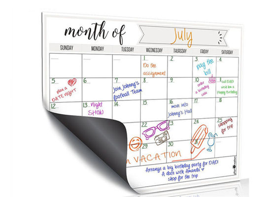 Magnetic Dry Erase Board Whiteboard Sheet 16 by 11 Inches Includes 4 Markers Perfect for Planning Notes and Grocery Lists