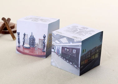 Promotional Personalized Memo Pads Lateral Printing With Wooden Pallet