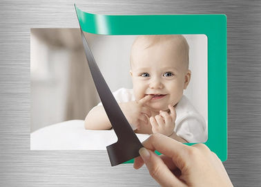 Flexible Personalized Photo Refrigerator Magnets Frame 5 Inches Rectangular Shape