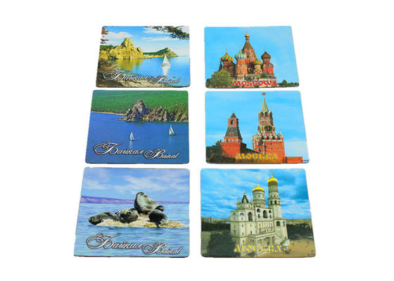 Custom CMYK Color Paper Fridge Magnet with EVA Foam Cardboard and Flexible Magnet for Gifts and Refrigerator Decoration