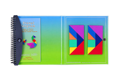 Non-Toxic Harmless Environmental Protection Tangram Puzzle Book Magnetic Activity Set
