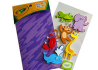3D Embellishments Die Cut Paper Stickers 12*7cm Eco Friendly