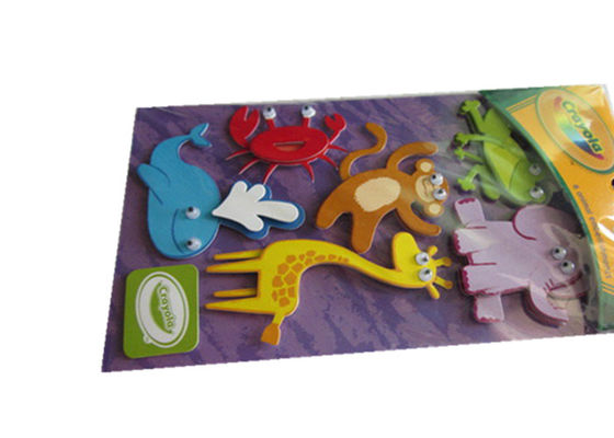 3D Embellishments - Animals Layered 12*7cm Custom Die Cut Paper Stickers cute cartoon stickers