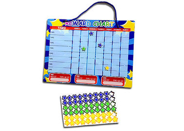 OEM CMYK Magnetic Star Chart Child Chore Reward Chart Full Color Printing