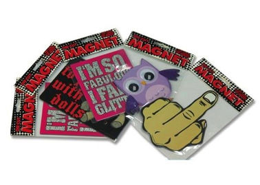 Removable Synthetic Magnetic Car Signs Fridge Magnet Car Bumper Sticker Water Resistance SGS Approved