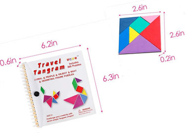 Colorful EVA Game Puzzle Shapes Magnetic Tangram Road Trip