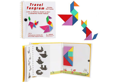 Colorful EVA Game Puzzle Shapes Magnetic Tangram Road Trip