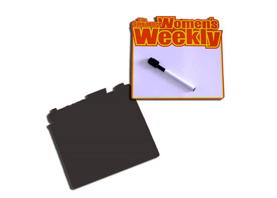 Custom Magnetic Dry Erase Board Mini Whiteboard Refrigerator Magnet with Special Dry Erase Lamination and Powerful Magnetic Backing