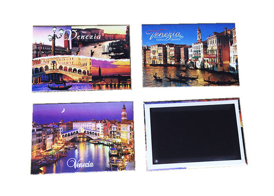 Custom Tin Fridge Magnet Tin Tinplate Fridge Magnet 2.5" X 3.5" Photo Print For Souvenir
