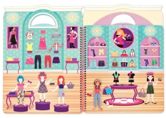 3d Puffy Stickers Puffy Sticker Activity Sets with Dress Up Mermaid Fairy Themes and Portable Design for Independent Play