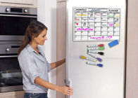 Stain Resistant Surface Fridge Magnet Dry Erase Calendar For Refrigerator