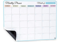 0.5mm Magnetic Fridge Calendar Magnetic Dry Erase Weekly Planner