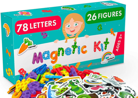 Colorful EVA Foam Magnetic Activity Set Magnetic Shape Puzzles for Toddlers Educational Toy to Enhance Logical Thinking and Creativity