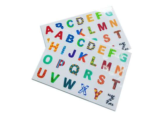 Reusable Alphabets And Numbers Eco Friendly TPE Static Letters And Numbers Stickers Non Toxic Soft Durable Material For Schools