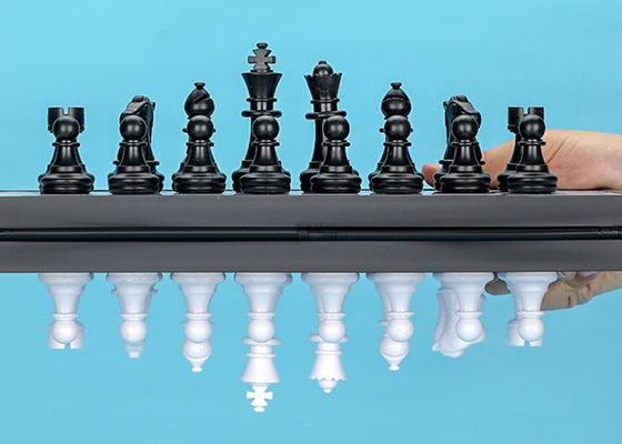 Educational Magnetic Activity Set Folding Chess Board Game with Magnetic Pieces and Portable Design for Kids and Adults