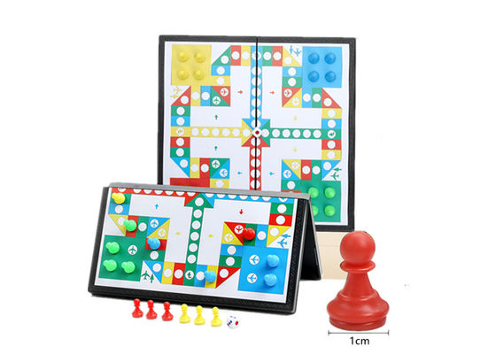 Portable Folding Magnetic Activity Set Travel Magnetic Chess Board Game For Kids