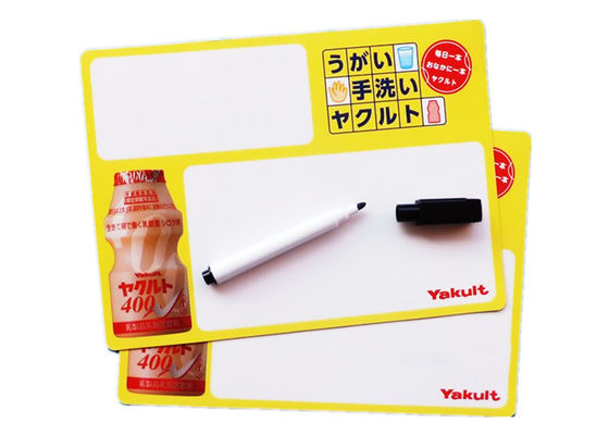 Custom Shapes 4'' X 4'' Magnetic Dry Erase Board  No Frame Fridge Magnet Sticker