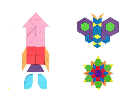 Cusotmized Shapes Durable EVA Foam Magnetic Activity Set Geometric Figure Shape