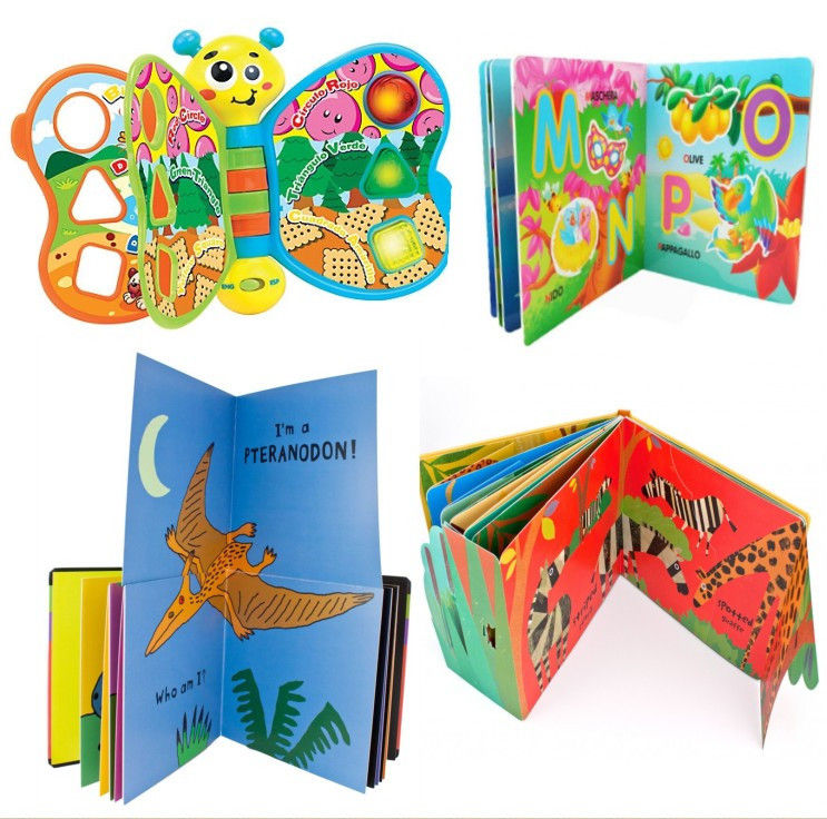 Custom Hardcover Board Books 8 X 8 Inches Children Toddler Coloring Book Story Books Printing Service