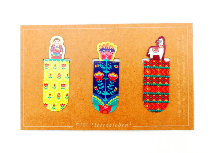 Cartoon Shapes Custom Magnetic Bookmarks Exclusive Design With Backcard for Gifts and Branding Solutions