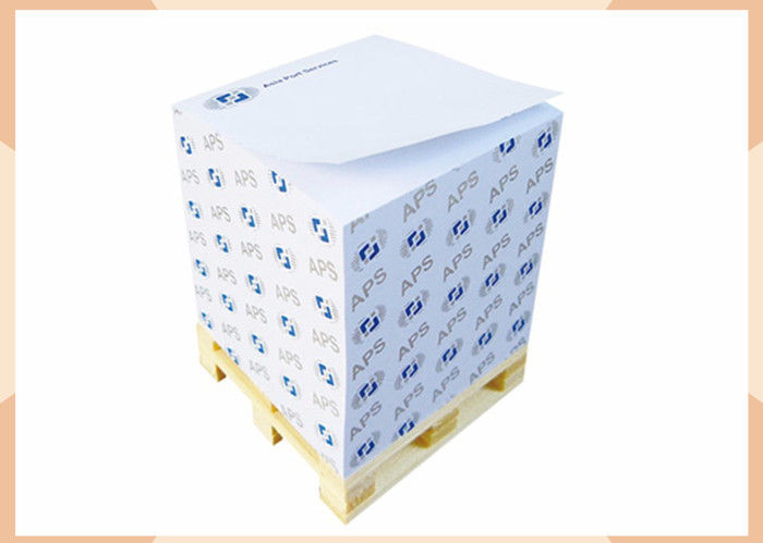 Customized Personalized Memo Pads Printing on 4 Sides with Wooden Pallet 80gsm Woodfree Paper Fast Turnaround and OEM/ODM Available