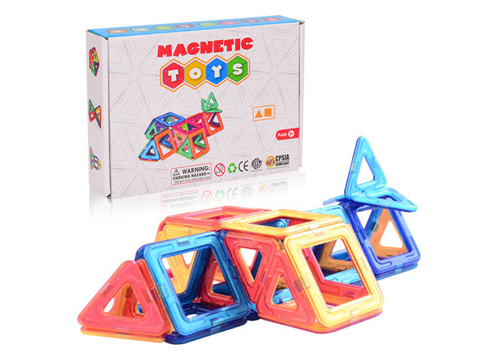 Magnetic Activity Set 40pcs Magnetic Tiles Building Blocks Educational Toys for Preschool Kids Creative Play and Geometry Learning