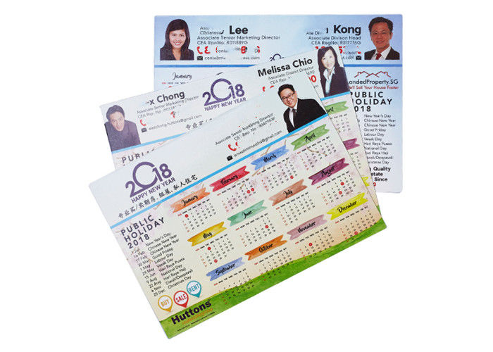 Custom Advertising Fridge Magnet, Magnetic Business Card With Calendar