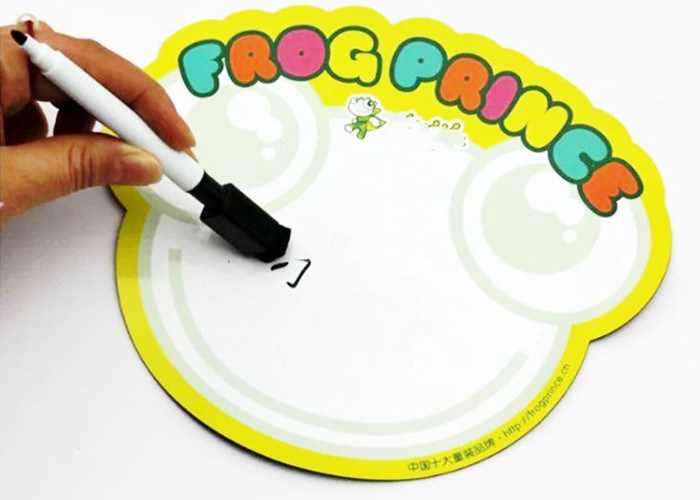 Custom Shapes 4'' X 4'' Magnetic Dry Erase Board  No Frame Fridge Magnet Sticker