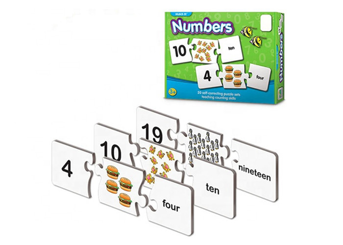 Kids Math Learning Magnetic Activity Set Rubber Magnet Jigsaw Puzzles Board