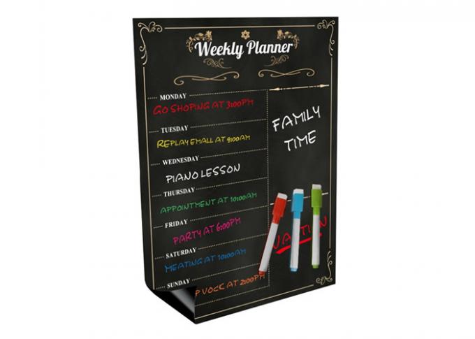 Convenient Magnetic Fridge Calendar , Chalkboard Magnetic ...
